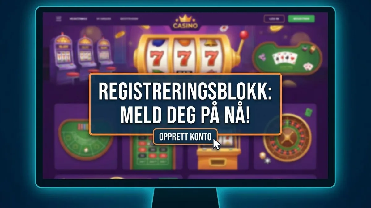 Registrer deg med bonus